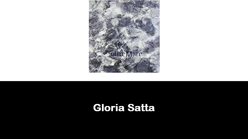 libri di Gloria Satta