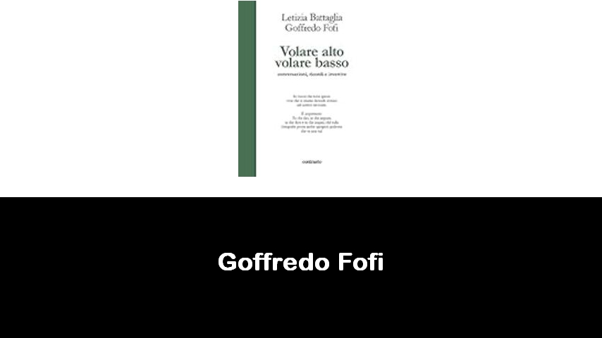 libri di Goffredo Fofi