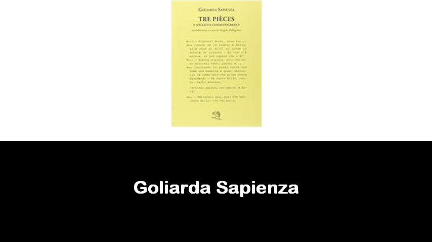 libri di Goliarda Sapienza