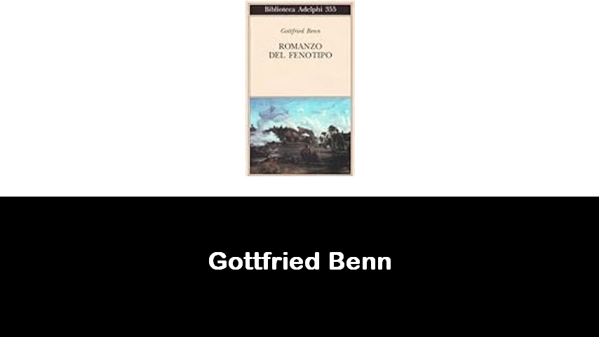 libri di Gottfried Benn