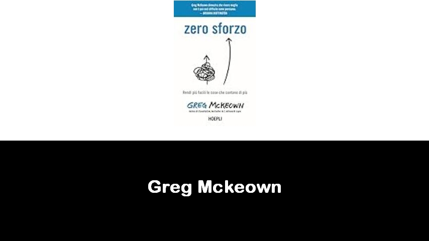 libri di Greg Mckeown