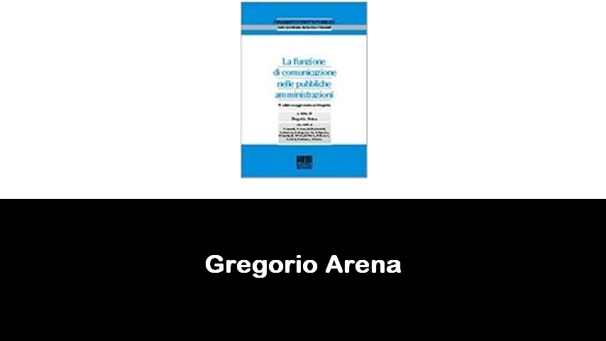 libri di Gregorio Arena