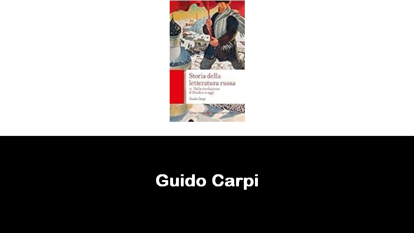 libri di Guido Carpi