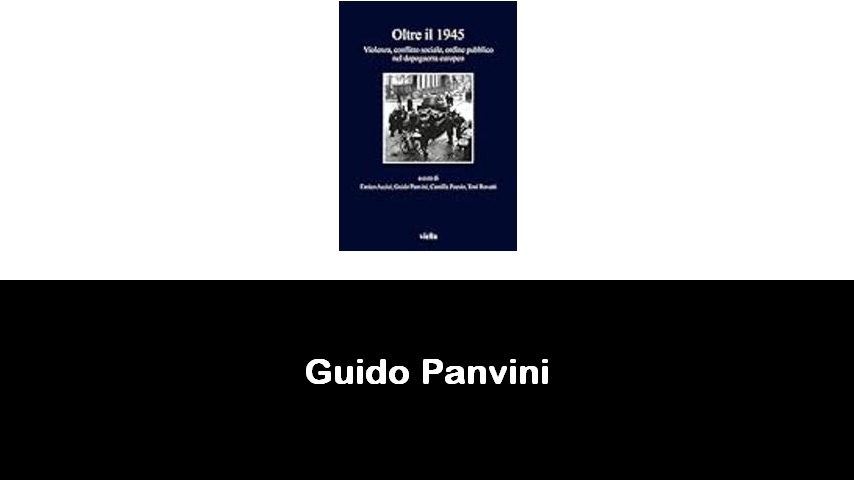 libri di Guido Panvini