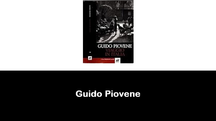 libri di Guido Piovene