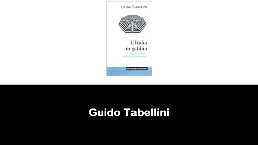 libri di Guido Tabellini