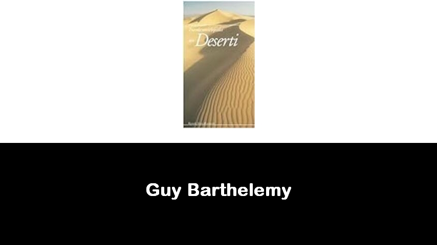 libri di Guy Barthélemy