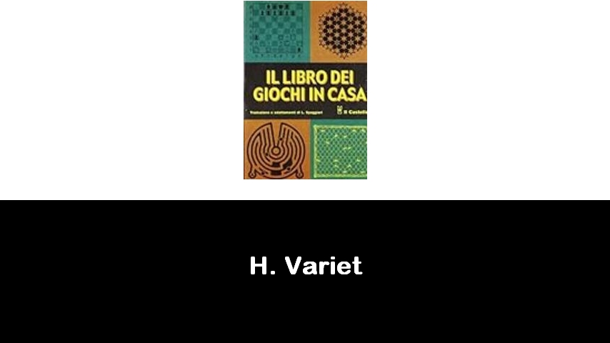 libri di H. Variet