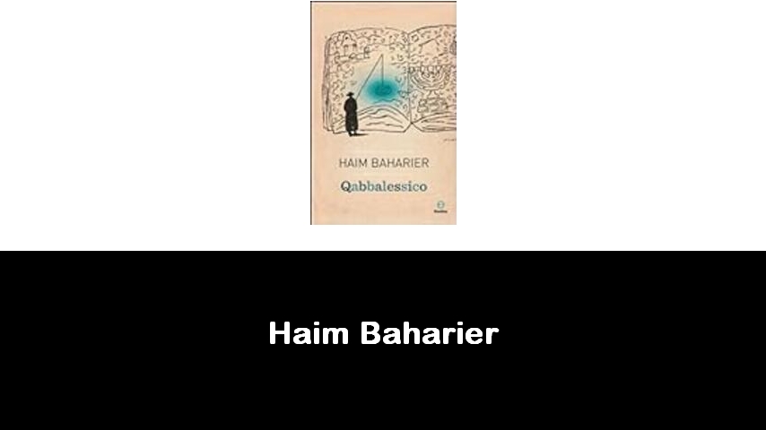 libri di Haim Baharier