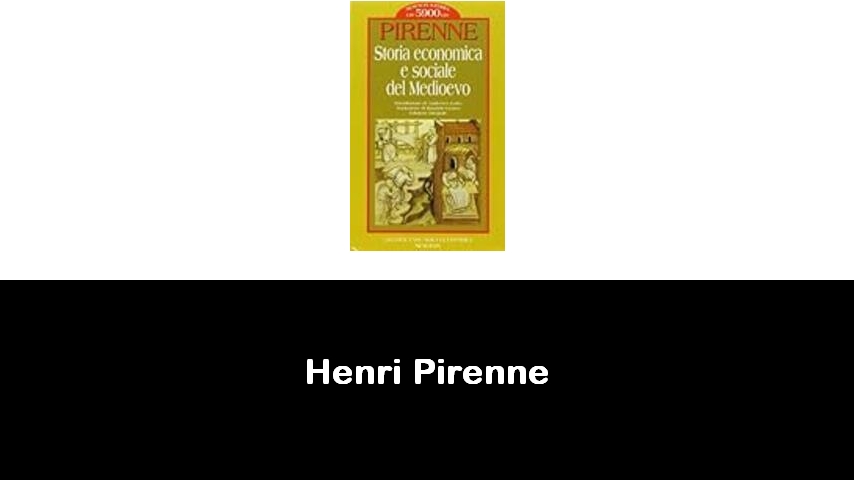 libri di Henri Pirenne