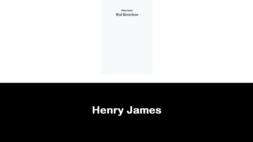 libri di Henry James