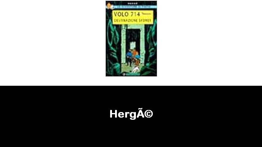 libri di Hergé