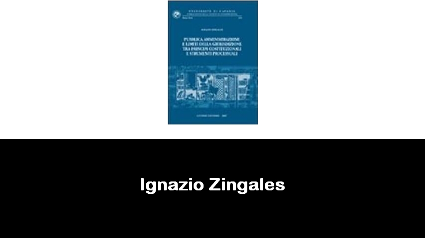libri di Ignazio Zingales