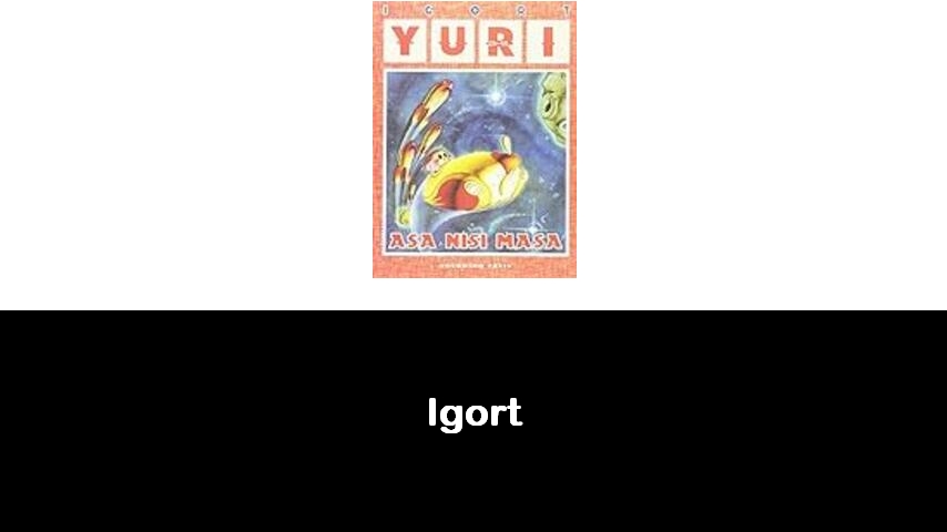 libri di Igort