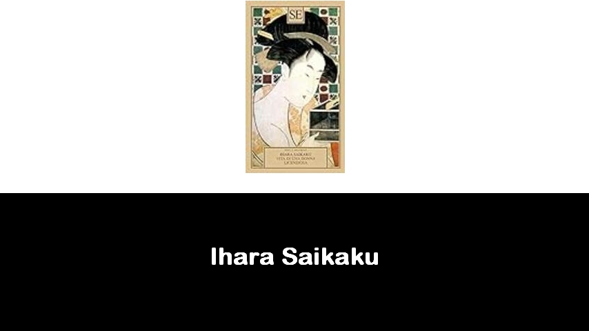 libri di Ihara Saikaku