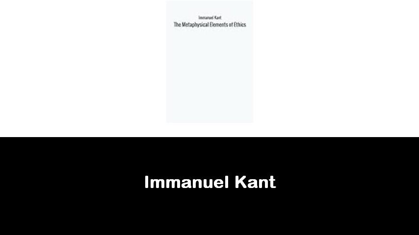 libri di Immanuel Kant