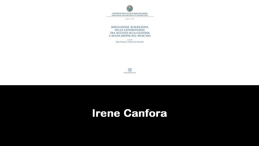 libri di Irene Canfora