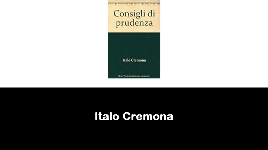 libri di Italo Cremona