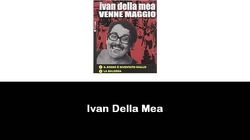 libri di Ivan Della Mea