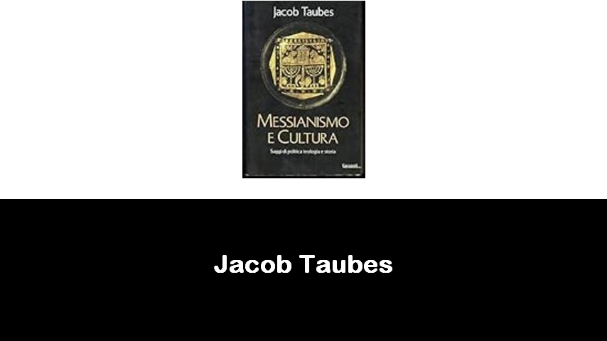 libri di Jacob Taubes