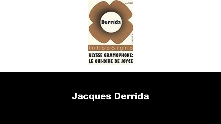 libri di Jacques Derrida