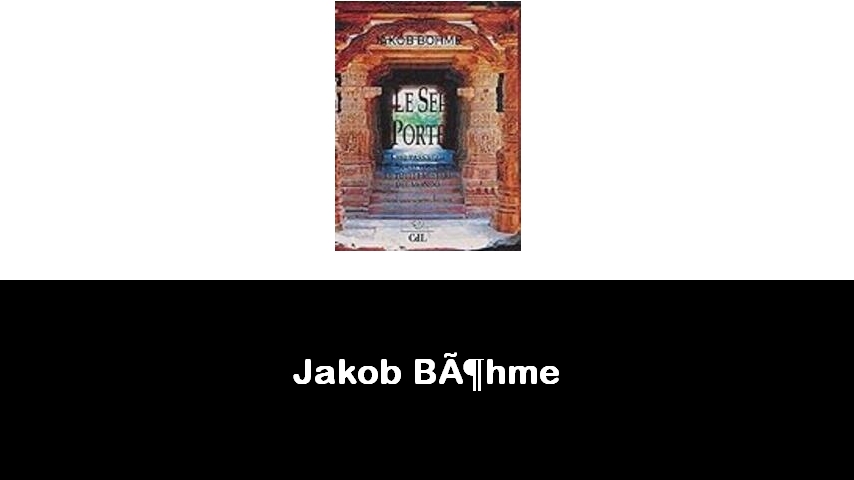 libri di Jakob Böhme