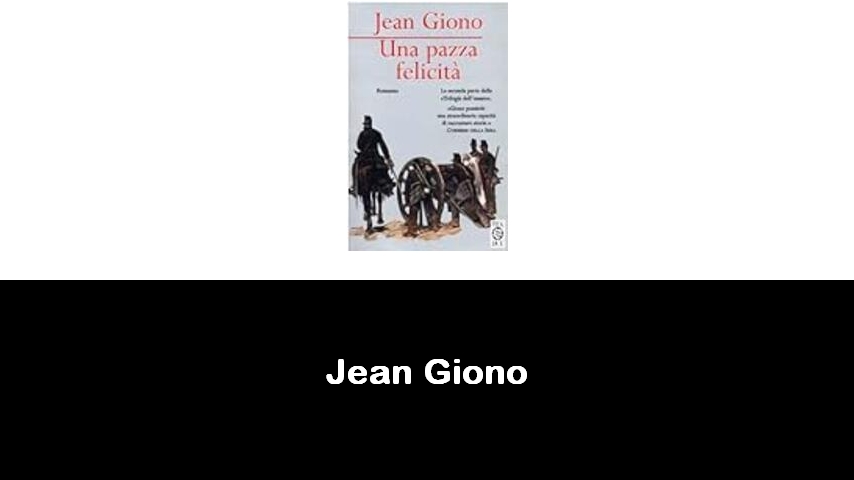 libri di Jean Giono