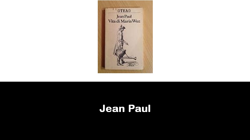 libri di Jean Paul