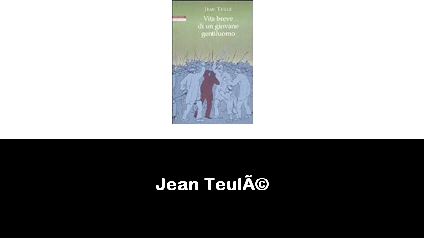 libri di Jean Teulé