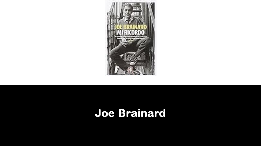 libri di Joe Brainard