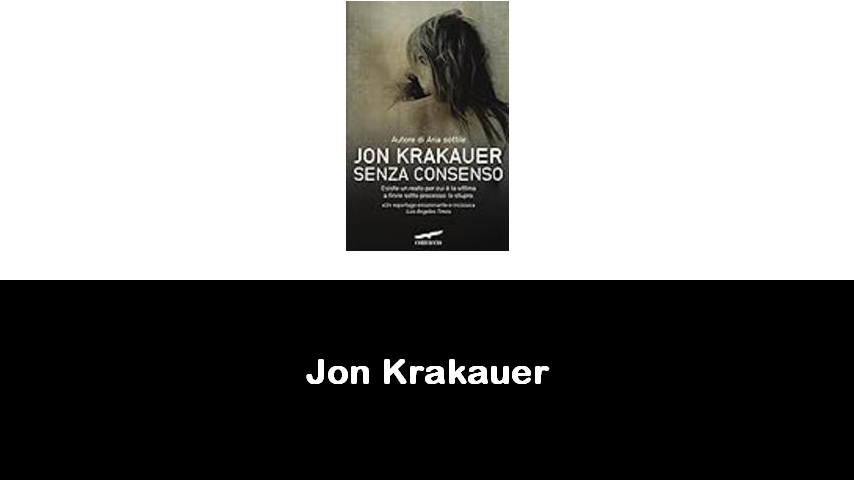 libri di Jon Krakauer