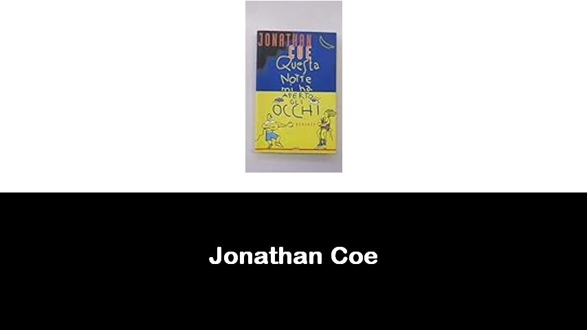 libri di Jonathan Coe