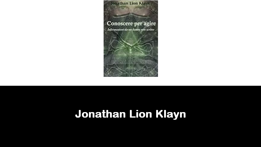 libri di Jonathan Lion Klayn