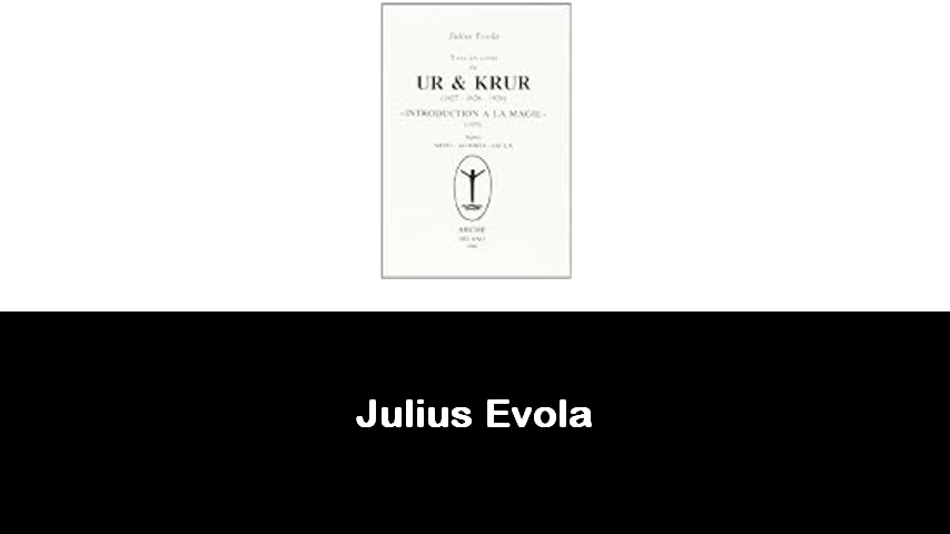 libri di Julius Evola