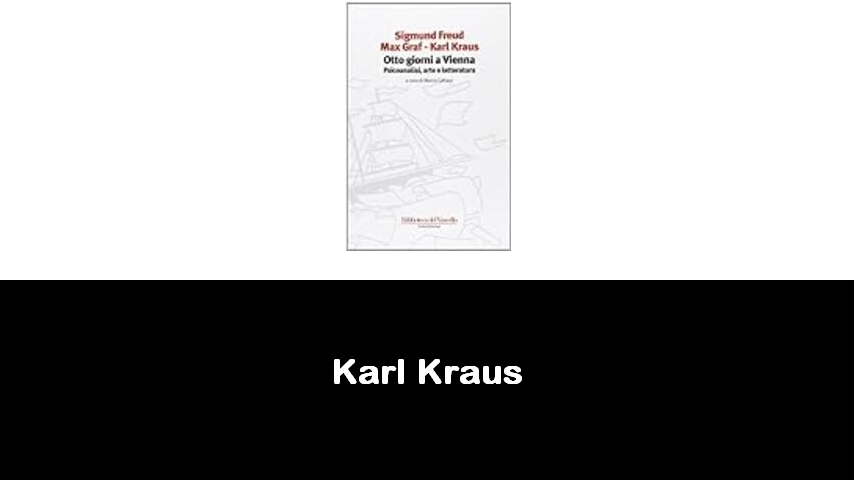 libri di Karl Kraus