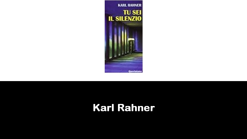 libri di Karl Rahner