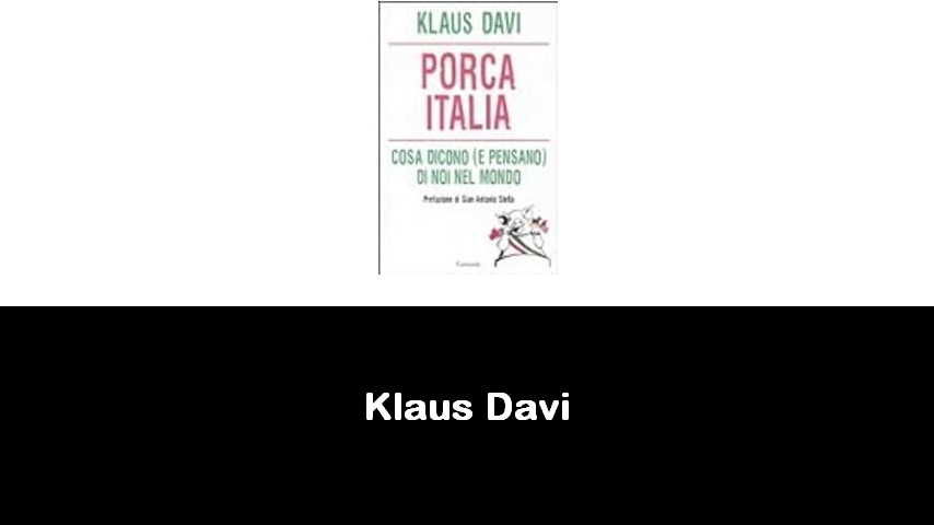 libri di Klaus Davi