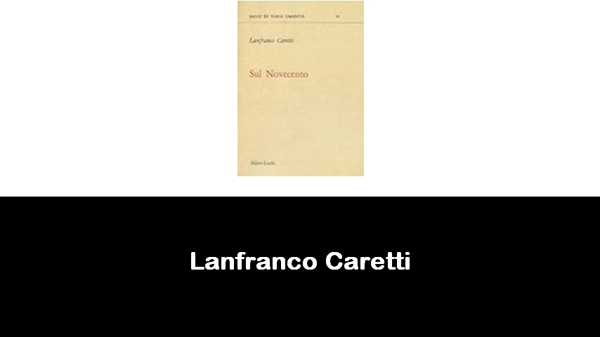 libri di Lanfranco Caretti