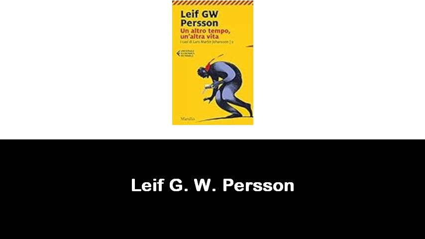 libri di Leif G. W. Persson