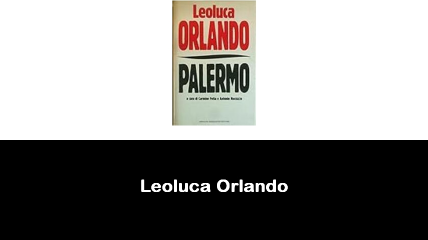 libri di Leoluca Orlando