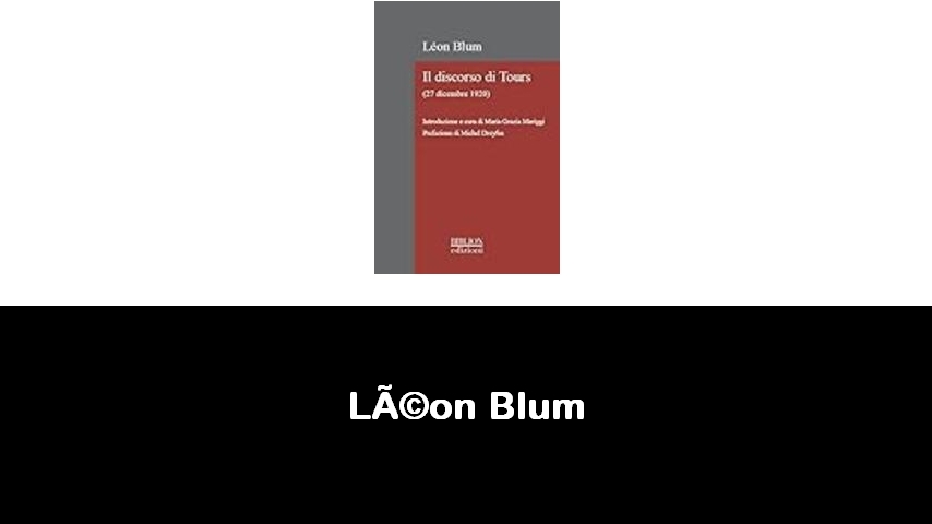 libri di Léon Blum