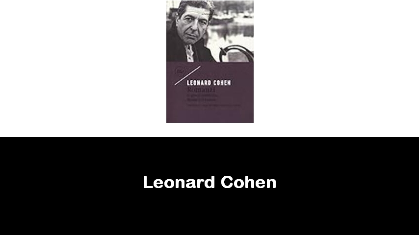 libri di Leonard Cohen