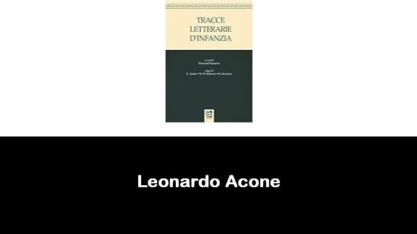 libri di Leonardo Acone