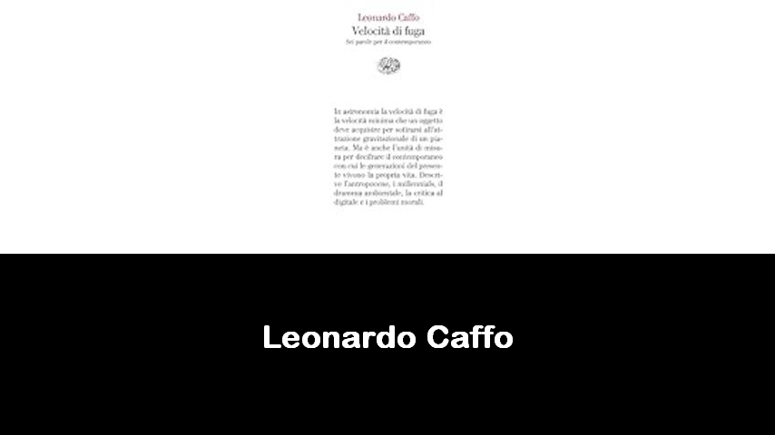 libri di Leonardo Caffo