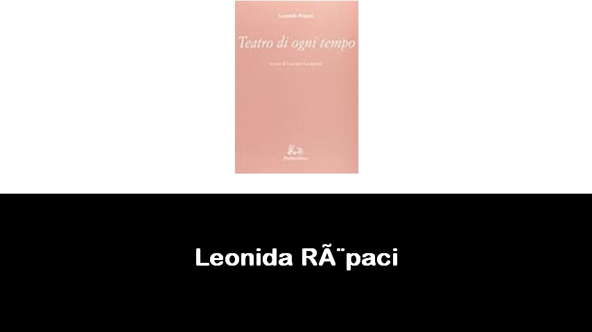 libri di Leonida Rèpaci