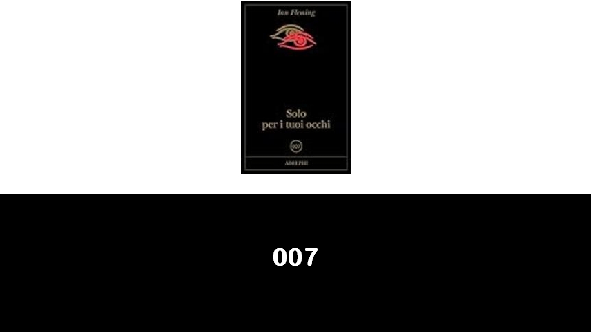 libri di 007