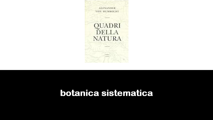 libri di botanica sistematica