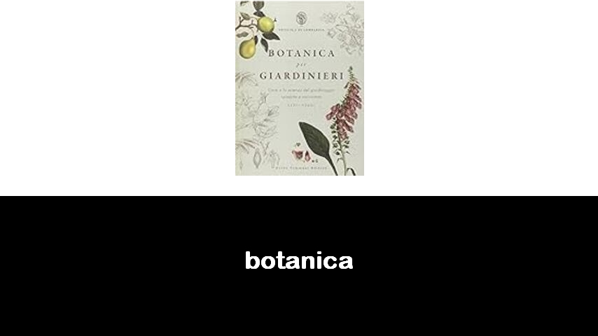 libri di botanica