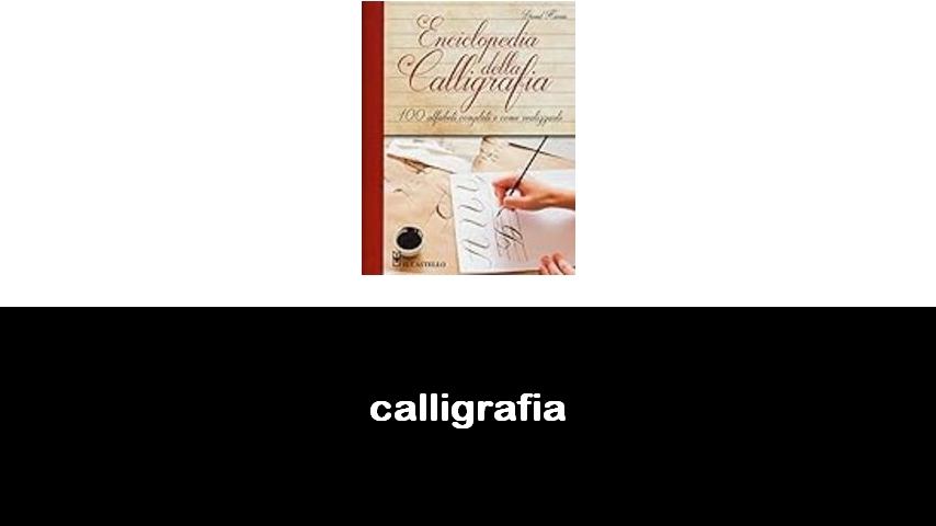 libri di calligrafia