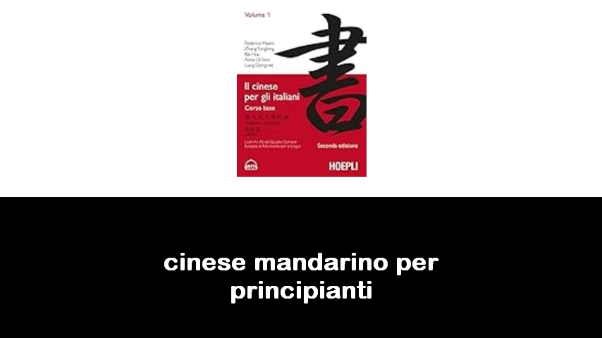 libri di cinese mandarino per principianti